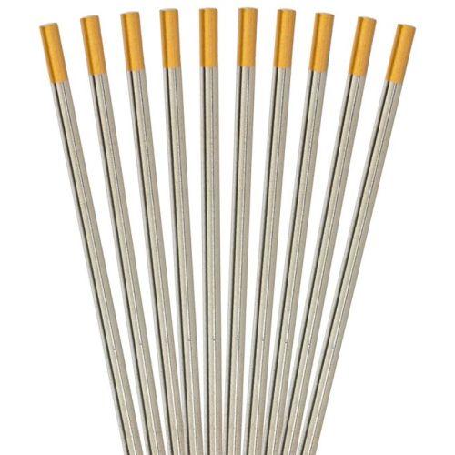 Electrode tungstène lanthane 1,5 % Jaune longueur 150 mm - EXPERTY