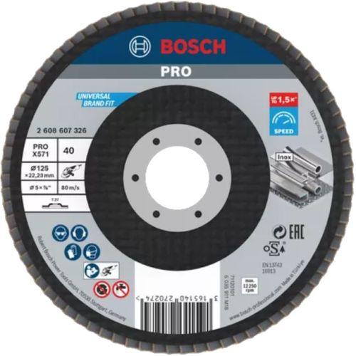 Plateau à lamelles 125mm X571 Execution plate - BOSCH