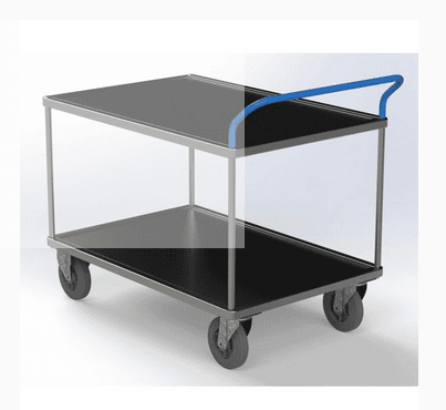 SERVANTE 3 PLATEAUX TOLE