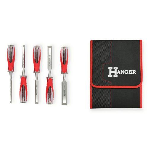 HANGER 110591 set de 5 ciseaux à bois XPRO 6 - 10 - 15 - 20 - 25 mm