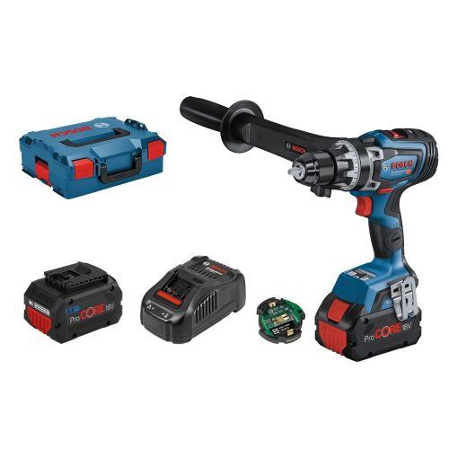 Perceuse-visseuse 18V Bosch GSR18V-150C Biturbo - 2 batteries 8Ah - chargeur