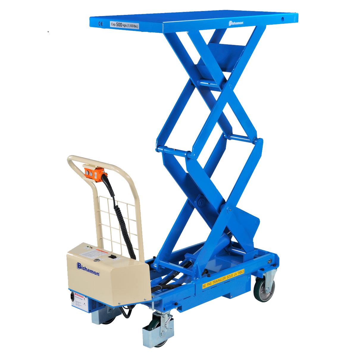 TABLE ELEVATRICE DOUBLE CISEAUX 500 KG