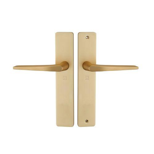 Ensemble sur plaque type bec de cane champagne HIONNA