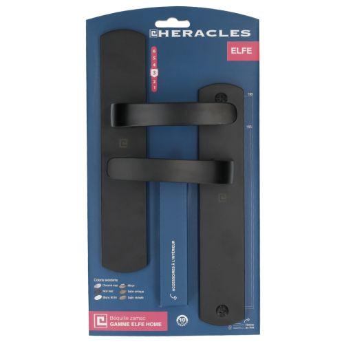 HERACLES B-ELFE-02 ensemble sur plaque entraxe 195 mm bec de cane noir mat sur c