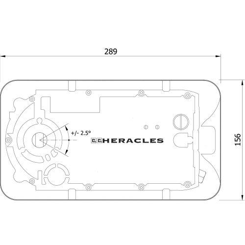 HERACLES WA757011H pivot de sol TSP sans arrêt force 1-3