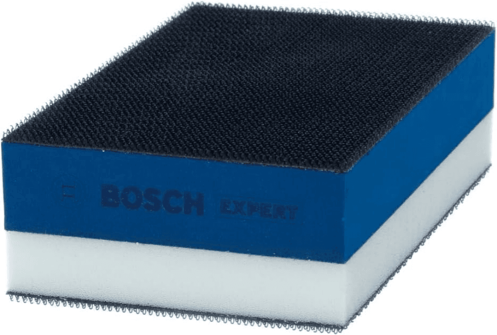 Cale de ponçage bi-matière M480 réticulé avec 5 feuilles abrasives Bosch Expert