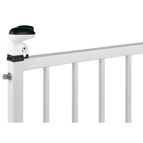 LOCINOX P00007884-9010 serrure de piscine 40 mm blanche TWIST