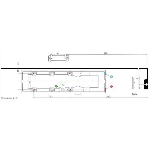 HERACLES G-HR-FIRST211 ferme-porte 21 force 2-4 avec bras compas FIRST