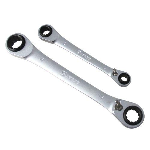 HANGER 210700 jeu de 2 clés à cliquet 4 en 1