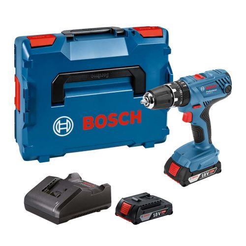 Perceuse-visseuse à percussion 18V Bosch GSB 18V-21 - 2 batteries 2Ah - chargeur