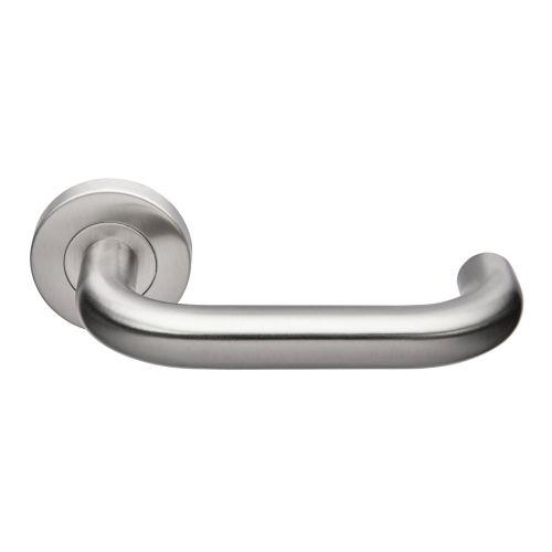 HERACLES B-INOX-02 béquille double sur rosace bec de cane inox 1294 JADE