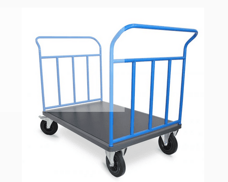 CHARIOT 2 DOSSIERS ROUGE 650 KG GRILLAGE