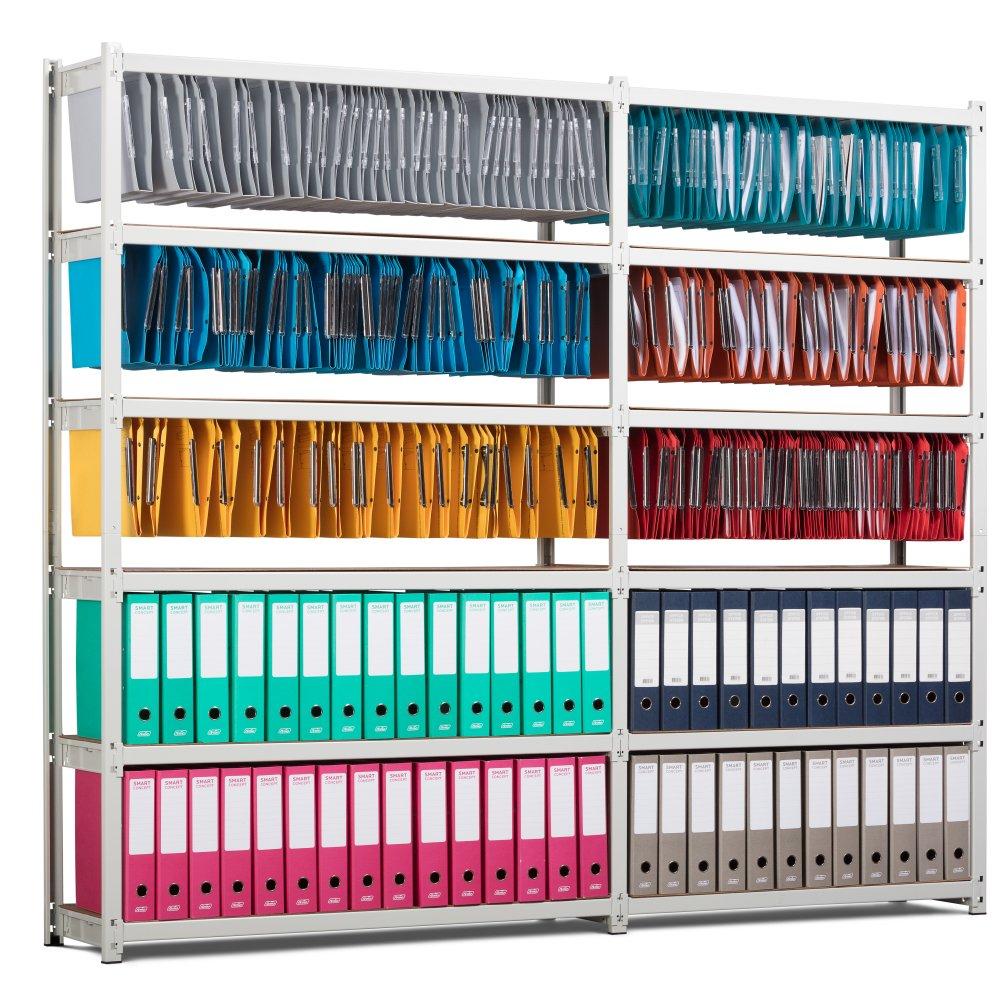 RAYONNAGE DE BUREAU MONTANTS GRIS