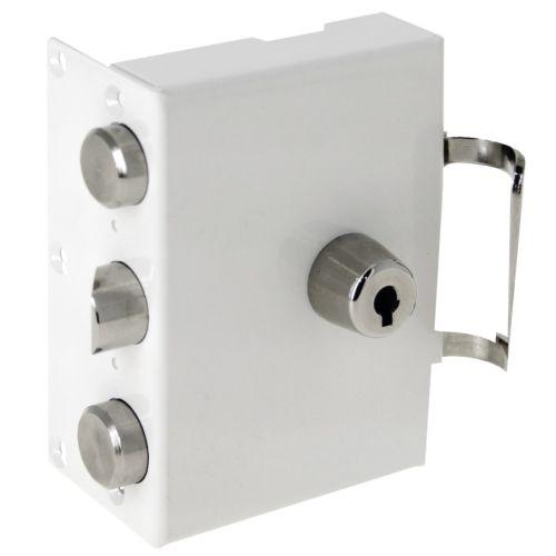 HERACLES NP60031GT2 serrure 3 points A2P* gauche blanc PERICLES